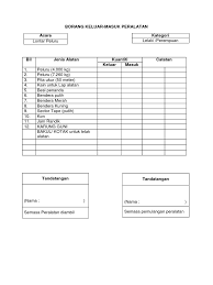 Laporan keluar masuk barang zahir accounting blog. Contoh Form Keluar Masuk Barang Weeepsa