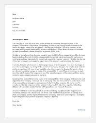 Maybe you would like to learn more about one of these? Cover Letter For An Accounting Manager Document Hub
