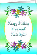 Virtual cake for a hairstylist my style happy birthday Birthday Cards For My Hairdresser From Greeting Card Universe