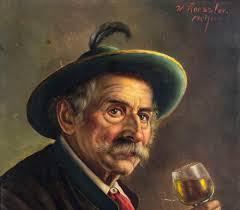 Walter Roessler (German,1893-1960) oil painting