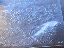 Right and wrong methods shown side by side. Craftaid Template Patterns Leather Carving Designs Complete Alphabet 2 Letters 1884502692