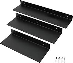 Check spelling or type a new query. Ihomepark Wall Mounted Floating Metal Shelves Ledge Heavy Duty Iron Decorative Shelf For Kitchen Kids Room Living Room Perfect For Cd Book Picture Frame Display Storage Set Of 3 Black