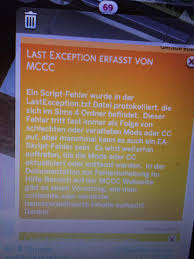 The sims 4 slice of life mod has gained a massive following within the sims 4 community for obvious reasons. Last Exception Erfasst Von Mccc Sims 4 Was Tun Computer Spiele Und Gaming Sims 4 Problem