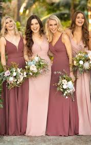 Sangria And Desert Rose Mix And Match Bridesmaids Sangria And Desert Rose Bridesmaid Formal Bridesmaids Dresses Bridesmaid Dresses Bridesmaid Dress Collection