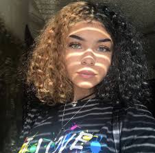 Follow Julianadawdyyy For More Like This Split Dyed Hair Dyed Curly Hair Hair Styles