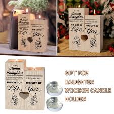 Containing 100% handmade washcloth, face scrubby, soap saver, and fine soap. To My Bonus Daughter I Didn T Give You The Gift Of Life Candle Holder With Heart Valentine Gift Ideas Personalized Gifts Digital Prints Art Collectibles Vadel Com