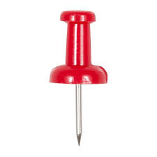 JAM Paper Push Pins, Red, 2 Packs of 100 - Walmart.com