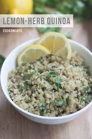 Lemon Herb Quinoa Cook Smarts Recipe Recipe Quinoa Recipes Side Dish Quinoa Side Dish How To Cook Quinoa