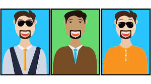 Man Face Color Male Face Illustration Character