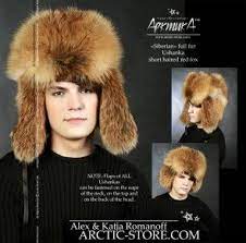 Siberian Ushanka Red Fox Winter Fur Hat Fur Hat Men Fur Collars