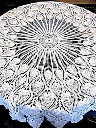 Beautiful crochet pattern for tablecloth. Pineapple Tablecloth Crochet Pattern Crochet For Beginners Crochet Tablecloths Pinterest