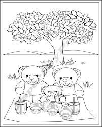 Teddy Bear Picnic Coloring Page Coloring Pages For Kids Etsy In 2021 Bear Coloring Pages Teddy Bear Coloring Pages Teddy Bear Pictures