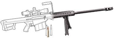 Due to the damage it inflicts upon scoring a headshot, some would say it is the holy grail's little brother. Ron Rockwell S Technical Illustration Portfolio Technical Illustration Of M107 50 Calibre Sniper Rifle