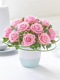 Classic Chic Pink Rose Arrangement Small Flower Arrangements Beautiful Flower Arrangements Flower Shop Decor