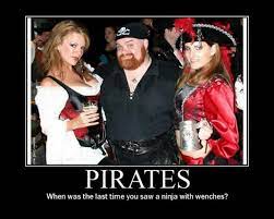 Pirates Pirate Day Pirates Vs Ninjas Funny Pictures