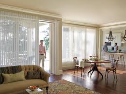 These window treatments allow you the ultimate level of privacy, protection, and comfort which are much needed for a home with sliding glass doors. Sheer Window Treatments Cover Sliding Glass Doors By Bazaar Home Decorating Bazaar Home Decorating