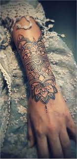 4.5 out of 5 stars. Tattoo Mandala Outer Forearm Tattoo Ideas For Women Black Henna Floral Flower Lotus Arm Sleeve Tat I Outer Forearm Tattoo Cuff Tattoo Forearm Tattoo Women