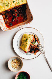 Vegan Lentil Moussaka Golubka Kitchen Recipe Lentils Recipes Moussaka