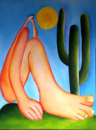 Quadro Pintura Em Tela - O Abaporu - Tarsila Do Amaral - R$ 379,00 |  Tarsila, Pintura em tela, Abaporu tarsila do amaral