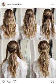 Low Messy Pony Loose Waves Step By Step Tutorial In 2020 Ponytail Hairstyles Tutorial Bridal Ponytail Nurse Hairstyles
