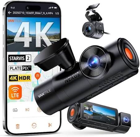 Vantrue N4 Pro 3-Channel 4K Dash Cam