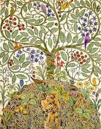The Garden Of Eden And The Tree Of Life Design For Wallpaper Or Textile By Cfa Voysey Tree Art Tree Of Life Art Art