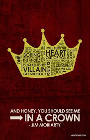 The Majestic Tale Of A Madman In A Box Bbc Sherlock Jim Moriarty Quote Poster By Unikoideas Deviantart Com On Deviantart