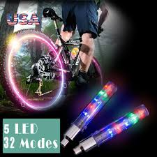 Iclover Led Bike Wheel Lights A01 Waterproof Bright Bicycle Light Strip 2 Tire Pack Safety Spoke Lights Cool Kids Bike Accessories Light Up Wheels Lightweight Include Battery Walmart Com Walmart Com