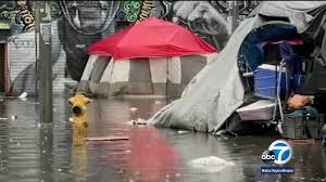 Many living in tents on Skid Row turn to shelters, homeless programs amid  harsh weather - ABC7 Los Angeles