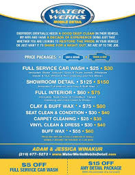 A car wash is one of the most essential and most used products in the automotive industry. Water Werks Mobile Detail Facebook