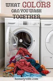 Very hot water, over 160 degrees, is also an adequate disinfectant for clothes, but hot water can fade colored clothes or make the dye run to other clothes in the laundry. What Colors Can You Wash Together In The Washer Homelyville Washing Clothes Uses For Dryer Sheets Clothing Hacks
