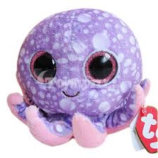 Image From Http Www Toyswill Com Products Tw22974 Childrens Love Ty Beanie Boos Purple Octopus Stuffed Toy Tw22974 1 Jpg Beanie Boos Ty Beanie Boos Ty Beanie