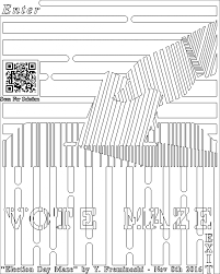 Coloring Maze For Election Day
