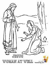 Fun for kids to print and test their knowledge of yeshua (jesus) and the samaritan woman. Jesus Forgives A Woman Coloring Page 116 Fine Coloring Person