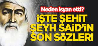 Doğru yolu gösterir, kendisi görmez. Yeni Akit Gazetesi On Twitter Neden Isyan Etti Iste Sehit Edilen Seyh Said In Son Sozleri Https T Co Vyiohi8q6n