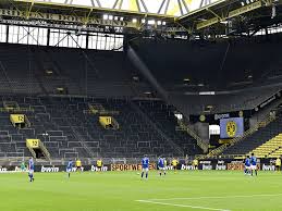 Take a tour of schalke 04 home stadium. Back With Bundesliga Bang Dortmund Thrash Schalke On Return To Football Action Football Gulf News