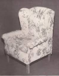 Make Your Own Doll Size Wing Chair Pattern And Instructions Barbie Furniture Doll Furniture Doll Furniture Diy