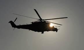 The helicopters rotor struck a cable causing the aircraft to crash. Helicopter Crash Egypttoday