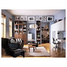 Ikea Billy Oxberg Bookcase Brown Ash Veneer Living Room Color Schemes Elegant Living Room Living Room Color