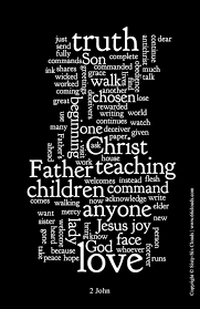 2 John Word Cloud Bible Words Words Christian Quotes