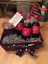 Thank A Teacher Share A Coke Coke Gifts Teacher Gift Baskets Cute Teacher Gifts