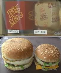 Mcdonald's menu and prices in malaysia including all the food, drinks, promotions, and more. Pre And Post 1975 Size Comparison Of Mcdonald S Big Mac Sandwich 9gag