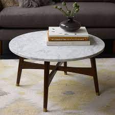 17.3 inches (43 cm), length: Reeve Mid Century Coffee Table Marble Walnut Mid Century Coffee Table Marble Top Coffee Table Coffee Table
