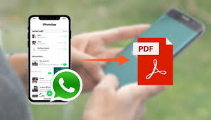 تحويل محادثات واتساب الى ملف Pdf عبر جوجل درايف المرسال