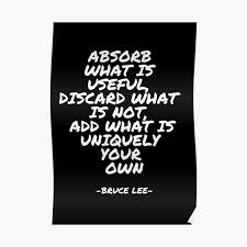When the going gets tough, there are these 40 bruce lee quotes to keep you going. Bruce Lee Quote Posters Redbubble