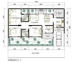 Denah Rumah Minimalis Type 120 Lantai 1 Gambar Rumah Idaman Denah Rumah Desain Rumah Denah Lantai Rumah