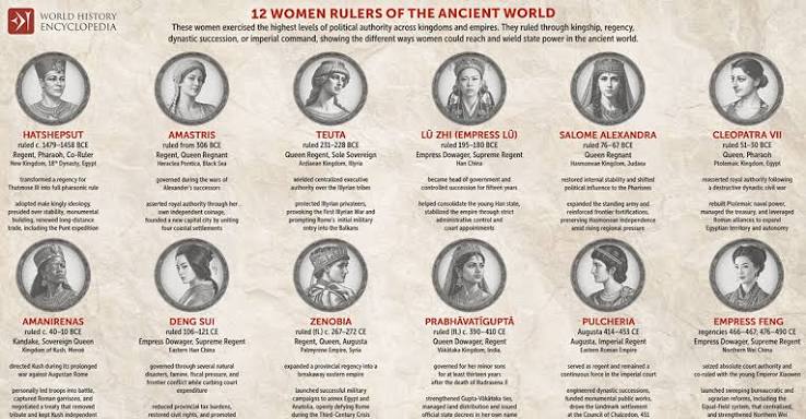 12 Women Rulers of the Ancient World: Queens, Regents & Empresses Who  Exercised State Power - World History Encyclopedia