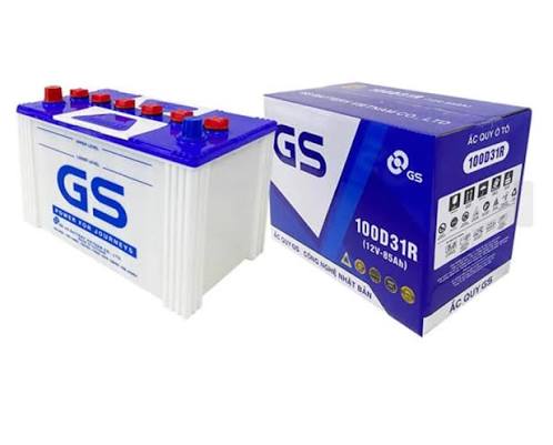 Ắc Quy GS 100D31R 12V 85Ah | Ắc Quy Ô Tô | Ắc Quy Hòa Bình Phát