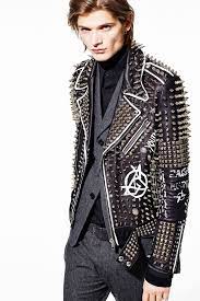 Diesel Black Gold Pre Fall 2015 Collection Gallery Style Com Diesel Black Gold Spiked Leather Jacket Fashion