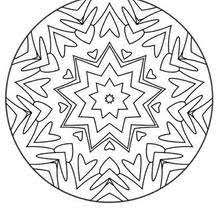 Mandalas Para Colorear De Corazones
